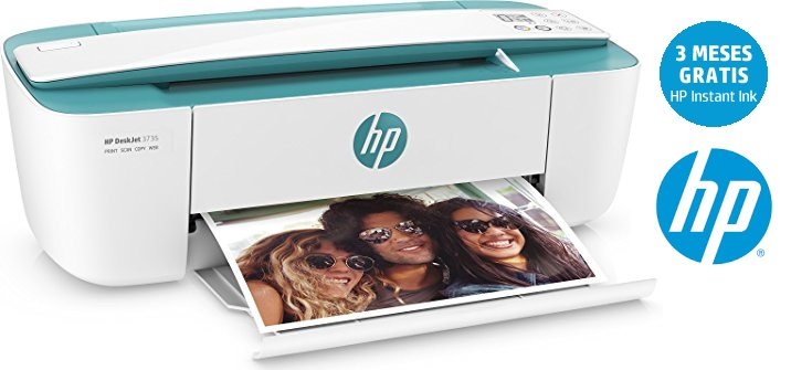 HP Deskjet 3735 – Impresora multifunción inalámbrica