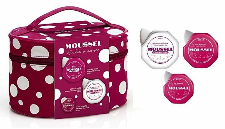 Pack neceser MOUSSEL de Gel Clásico 600ml + Gel de ducha Crème + Gel Clásico 100 ml