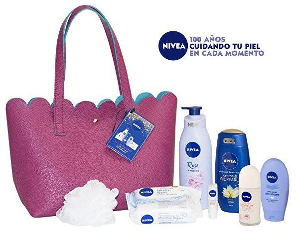 Bolso Nivea con productos para la piel