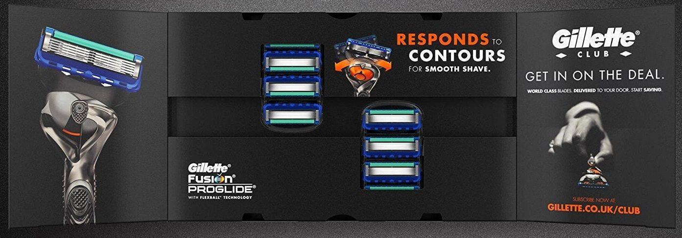 Gillette Fusion ProGlide - Cuchillas de recambio para maquinilla de afeitar Gillette Fusion ProGlide - Cuchillas de recambio para maquinilla de afeitar