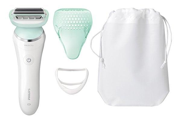 Afeitadora femenina Philips SatinShave BRL160 con dos cuchillas