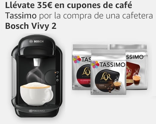 35 euros en cupones para café Tassimo