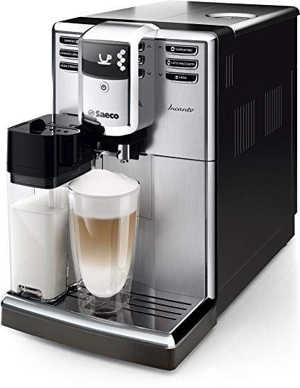 Philips Saeco HD8917/01 - Máquina de café espresso automática con jarra de leche integrada