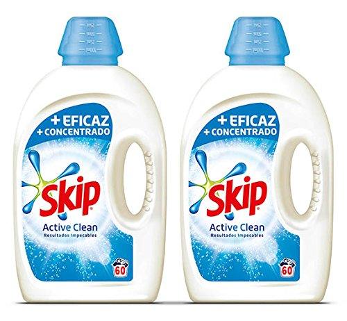 Pack Detergente Skip Active Clean para 120 lavados