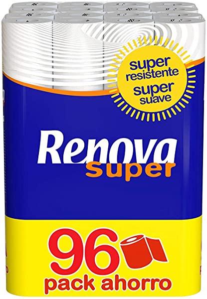 Comprar Pack 96 Renova Papel Higiénico Super Pack 96 Renova Papel Higiénico Super