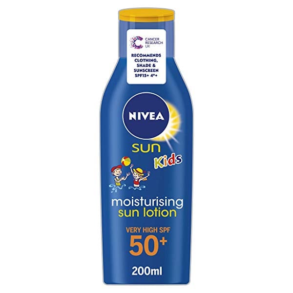 Leche Solar Hidratante Nivea Sun Kids FP 50+ 200 ml