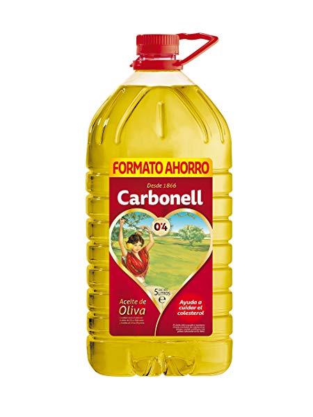 Aceite de oliva Carbonell grado acidez 0,4 de 5 litros