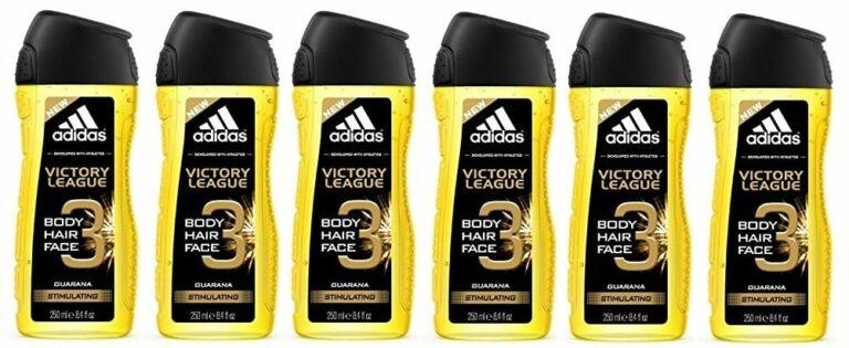 Pack 6 geles de ducha Adidas Victory League 250ml