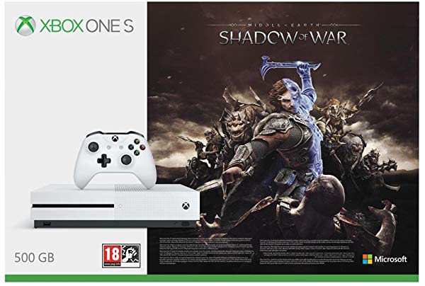 Consola Xbox One S + Sombras De Guerra + Game Pass (1 mes)