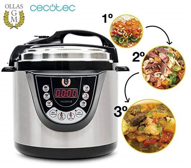 Cecotec Ollas GM Modelo D - Robot de cocina programable