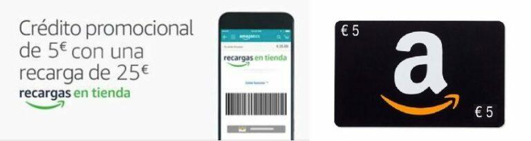 Crédito promocional de  por tu primera recarga en tienda de  o más