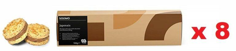 Gallitas Japonais Biscuits Solimo de Amazon (Pack de 8)