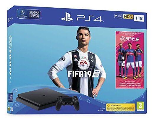 Comprar PlayStation 4 (PS4) de1 TB + FIFA 19 PlayStation 4 (PS4) de1 TB + FIFA 19