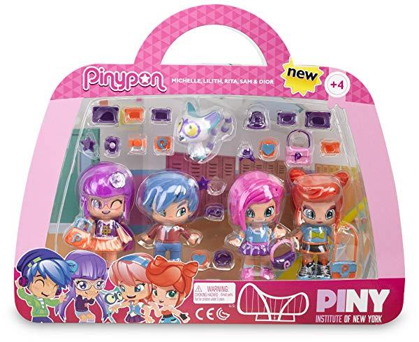 Set de Cuatro muñecas Pinypon by PINY (700012916)