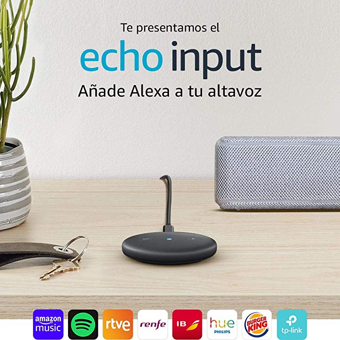 Comprar Echo Input Añade Alexa de Amazon a tu altavoz Echo Input Añade Alexa de Amazon a tu altavoz