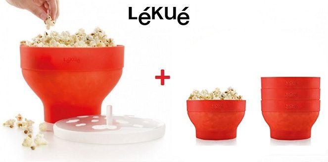 Lékué XL Popcorn - Set para microondas