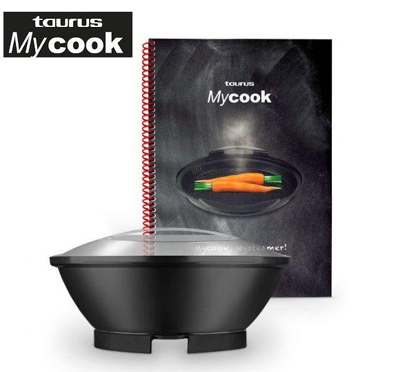 Pack Taurus Vaporera Mycook y recetario 