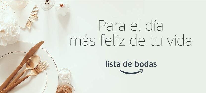 Regalos y lista de boda de novios de Amazon