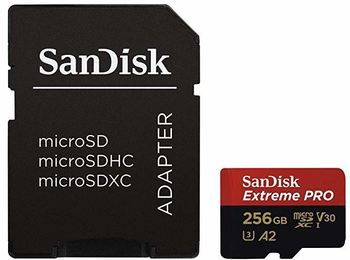 SanDisk Extreme PRO 256 GB microSDXC UHS-I + adaptador SD