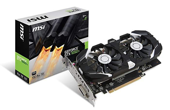 Tarjeta Gráfica MSI GeForce GTX 1050 Ti 4GT OC