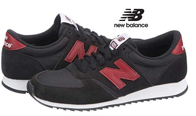 Chollo! Zapatillas Balance 420 en color negro y rojo 35.98 - Chollos Chollitos y Chollazos