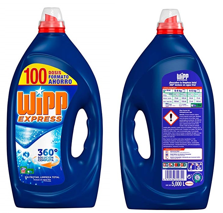 Detergente Líquido Wipp Express Azul