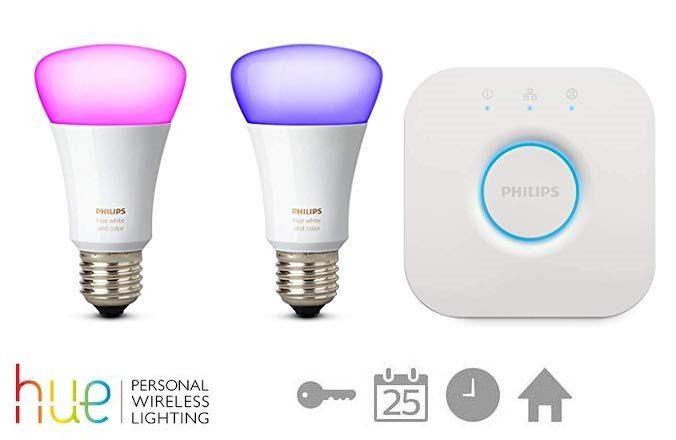 Kit de inicio Philips Hue White and Color Ambiance + puente