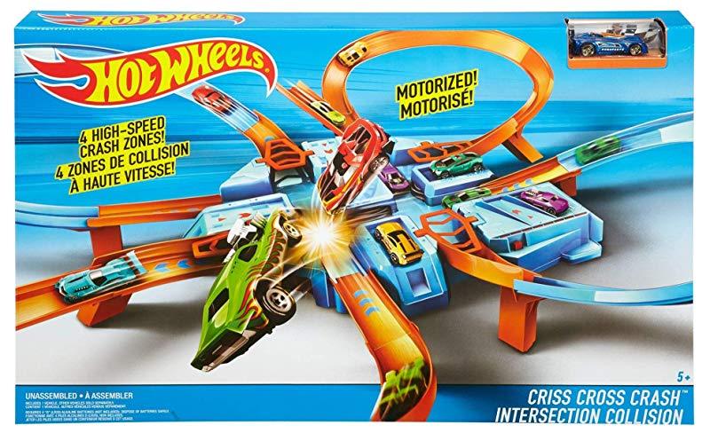 Pista acrobática Criss Cross Crash de Hot Wheels