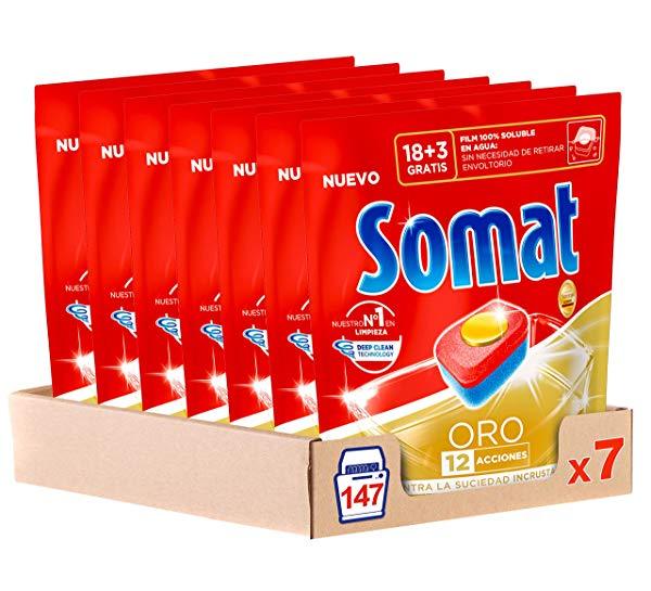 Comprar Somat Oro Cápsulas Lavavajillas - Pack de 7 Somat Oro Cápsulas Lavavajillas - Pack de 7