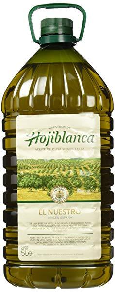 Aceite de oliva virgen extra HOJIBLANCA El Nuestro garrafa 5 litros