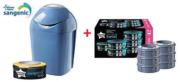 Comprar Tommee Tippee Sangenic Tec + pack de 6 contenedores Tommee Tippee Sangenic Tec + pack de 6 contenedores