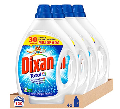 Pack 4 Detergente Líquido Dixan Total