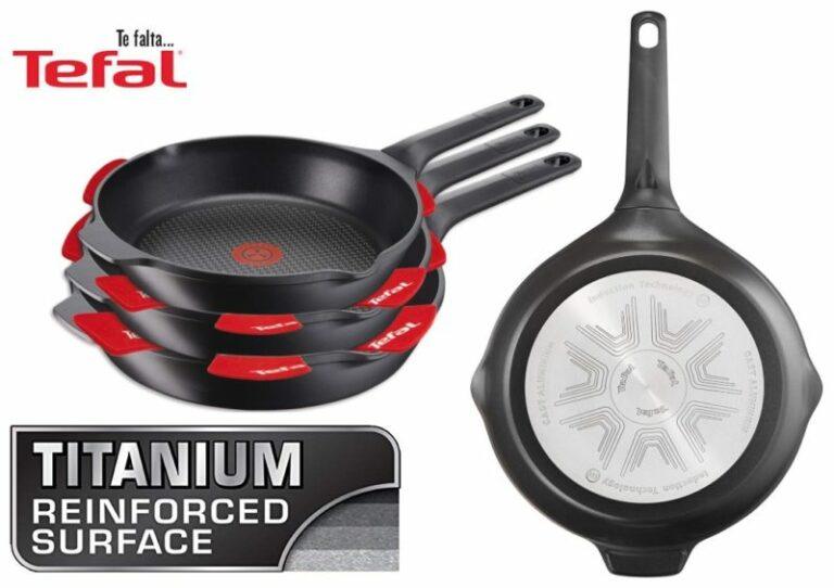 Set de 3 sartenes Tefal Aroma de 22, 24 y 26 cm para todo tipo de cocinas incluido inducción  . *Actualizado*