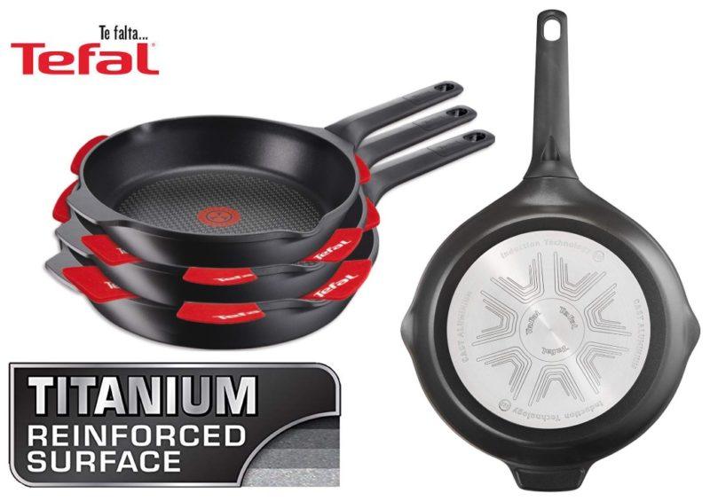 Set de 3 sartenes Tefal Aroma de 22, 24 y 26 cm