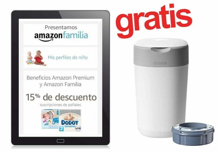 Amazon Familia! 15% de descuento en pañales y gratis contenedor Tommee Tippee