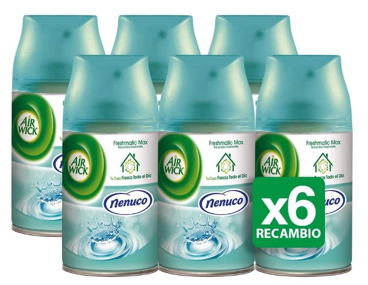 Pack de 6 recambios Air Wick Freshmatic