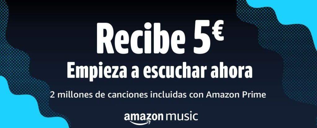 5€ para Amazon por escuchar una canción