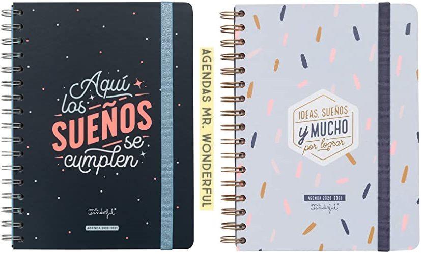 Agenda Mr Wonderful clásica grande 2020-2021 Agenda Mr Wonderful clásica grande 2020-2021