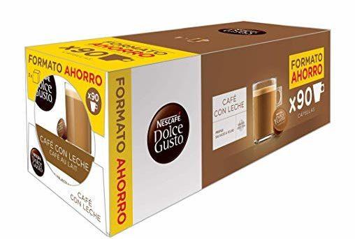 Comprar Pack de 90 cápsulas Nescafé Dolce Gusto Café con Leche Pack de 90 cápsulas Nescafé Dolce Gusto Café con Leche