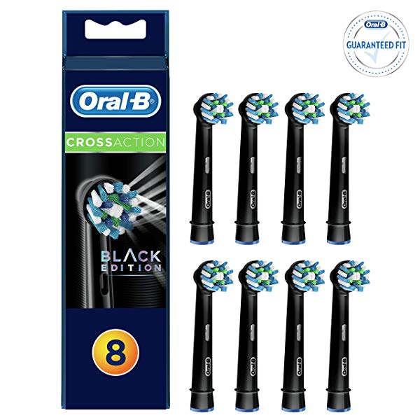 Pack 8 cabezales Oral-B CrossAction Black Edition