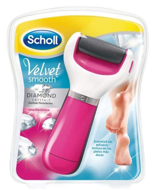 Scholl Lima Electrónica para Durezas Pies Diamond Crystals - Rosa