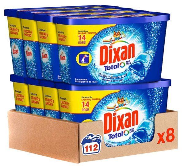 Comprar Detergente Duo Caps Dixan Total para 112 lavados Detergente Duo Caps Dixan Total para 112 lavados