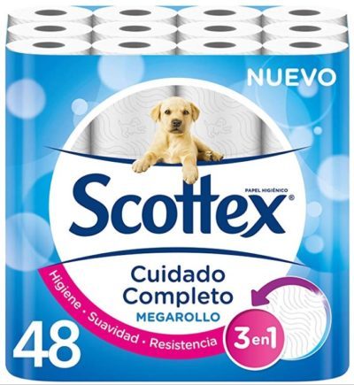 48 rollos Papel higiénico Scottex Megarollo
