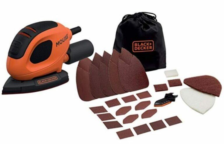 Lijadora de Detalle Mouse 55W BLACK+DECKER BEW230BC-QS + 15 accesorios