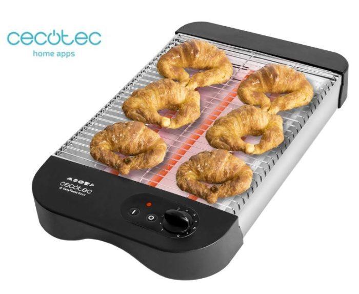 Comprar Tostador Cecotec Turbo EasyToast Basic plano Tostador Cecotec Turbo EasyToast Basic plano