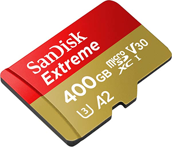 ¡Chollo! Tarjeta microSDXC SanDisk Extreme 400Gb + adaptador SD 