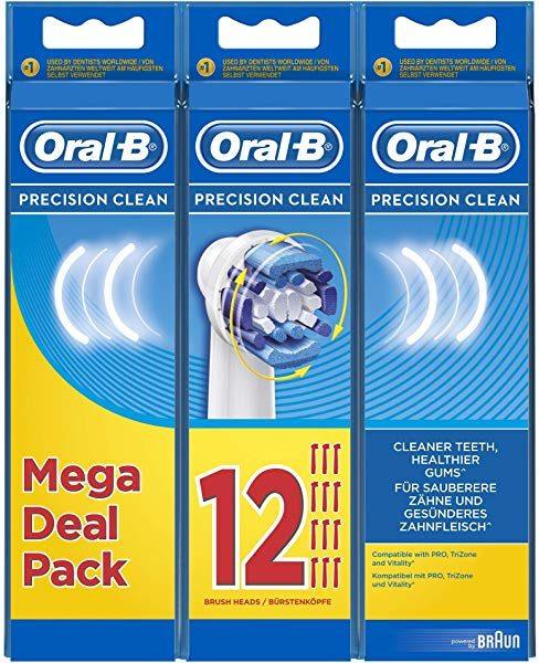 Pack de 12 cabezales Oral-B Precision Clean