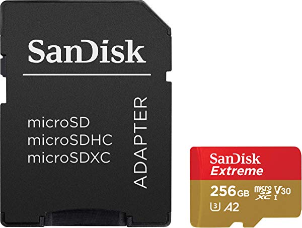 SanDisk Extreme - Tarjeta de memoria microSDXC de 256 GB