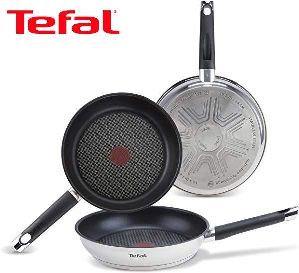 Tefal Emotion - Juego de 3 Sartenes Aluminio