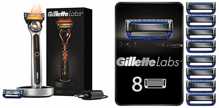Maquina de afeitar Gillette Labs Heated Razor + 8 Recambios